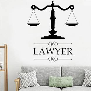 SnappyVinyl 42 cm Justice Law Self Adhesive Sticker