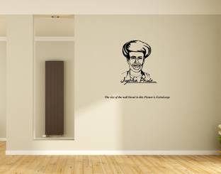 PEACOCKRIDE 60 cm Jyotirao Phule I Jyotiba Phule I Wall Decal Self Adhesive Sticker
