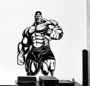 marvellous 81 cm m_dangerousbodybuilder Self Adhesive Sticker