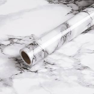 EVANSHIIIMPEX 200 cm PVC Marble Stone Aluminum Foil Contact Paper Kitchen Oil-Proof Waterproof _s128 Self Adhesive Sticker