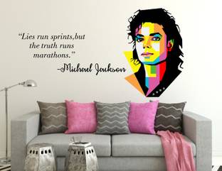 Littlebuds 110 cm Michael jackson Wallsticker Removable Sticker