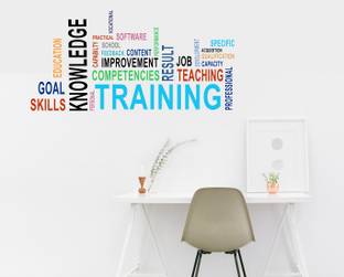 WALLSTICK 100 cm Office Quotes Removable Sticker