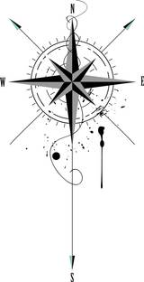 LANSTICK 120 cm NAVIGATION-DIRECTION-TRENDING-INNOVATIVE-GRAFFITTI-WALLSTICKER Self Adhesive Sticker