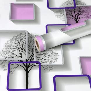 HOMEMATES 304.8 cm Self Adhesive Removable Peel and Stick Waterproof Wallpaper (45 X 304.8 cm ) Self Adhesive Sticker