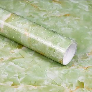 अमर एंटरप्राइज़ Contact Paper Green Marble Countertop Adhesive Wallpaper 200 x 60 cm