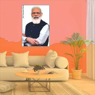 Decoar Nirmal 18 cm Narender modi indian prime minister wall sticker size (12x18cm) Self Adhesive Sticker