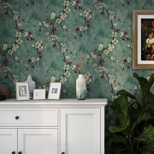 Pia Creations 300 cm Wall Stickers Waterproof & 100% Removable PVC Wallpaper(304.8x45.72CM) Self Adhesive Sticker