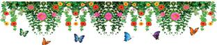 Aquire 105 cm New Modern Art & Trendy Wall Stickers for Home Decoration, Living Room, Bedroom Self Adhesive Sticker