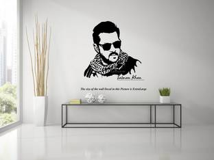PEACOCKRIDE 60 cm Salman Khan I Bollywood Cinema l Wall Decal Self Adhesive Sticker