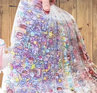 Posh store 15 cm Cute Cartoon Theme Kawaii Stickers-20 Pet Sheets For Project Removable Self Adhesive Sticker