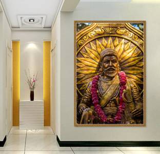 Shivaji Maharaj Vinyl Sticker Fine Art Print