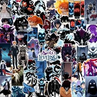 AnimeVerse 3 inch Solo Leveling Stickers for Laptop, Phone Case, Water Bottle, Etc Self Adhesive Sticker