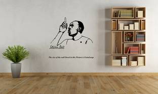 PEACOCKRIDE 60 cm Usain Bolt I Lightning Bolt I Athlete I Runner I Sports I Wall Decal Self Adhesive Sticker