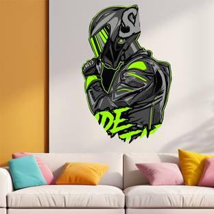 ArtfulDecals 24 inch Adorable Aesthetic RIDER Wall sticker for your Home decoration Self Adhesive Sticker