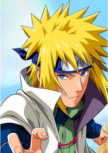 santer 30 cm Minato wall sticker - Naruto And Minato Namikazewall stickers Glow in the Dark Sticker