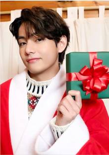 Eltass 30 cm Kim Taehyung wall sticker - BTS wall sticker - V wall sticker Self Adhesive Sticker