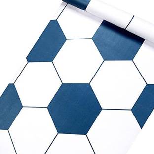 Flipkart SmartBuy 100 cm Blue Mosaic Design Self Adhesive Floor Sticker Wallpaper(100x60) Self Adhesive Sticker