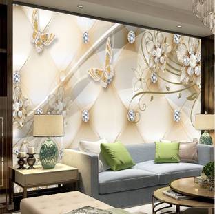 DECOR INDIA SOLUTION 40.64 cm decorative self adhesive wallpaper (16inch x 90 inch) Self Adhesive Sticker