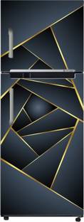 Design Decor 24 inch 3D Pattern Fridge Sticker | Double Door Fridge Stickers | Refrigerators Sticker Self Adhesive Sticker