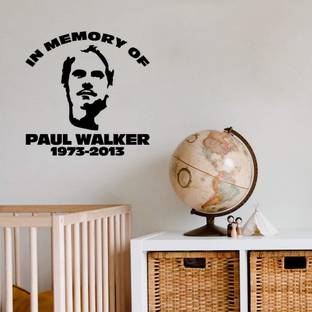 SnappyVinyl 29 cm RIP Paul Walker in Loving Memory2 Self Adhesive Sticker