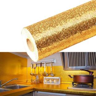 King World Empire Vinyl Decorative Gold Wallpaper