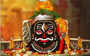 The Decor house 99 cm mahakal wall sticker Self Adhesive Sticker