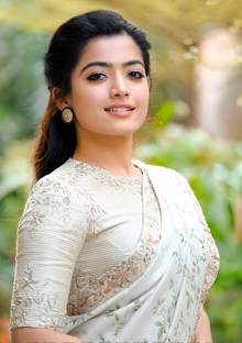 Dumdic 30 cm Beautiful Rashmika Mandanna A4 Strong Self Adhesive Sticker