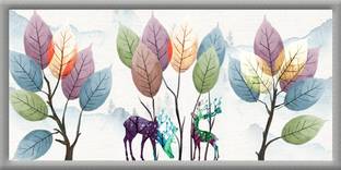 ZEN TREK 45 cm 20x40 Canvas Wall Decoration 4002 Self Adhesive Sticker