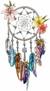 Flipkart SmartBuy 71 cm Dream Catcher Wall Sticker Size- 71 cm x 40 cm Self Adhesive Sticker