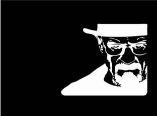 Xskin 30 cm BREAKING BAD HEISENBERG hat suitable for Mac - pro air and mac s Self Adhesive Sticker