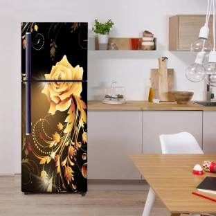 DECOR INDIA SOLUTION 60.96 cm Fridge Wallpaper Sticker (24 inch x 60 inch ) Self Adhesive Sticker