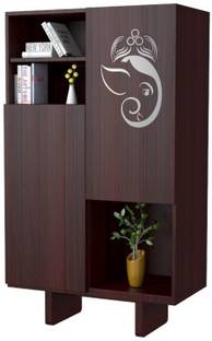 WALLDESIGN 30.48 cm My Ganesha Silver (Medium) Self Adhesive Sticker