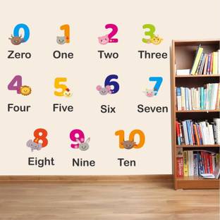 stylishdecor 70 cm m...counting number Self Adhesive Sticker