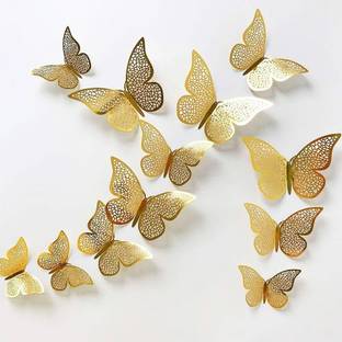 xtore 20.32 cm 3d Metallic Finish Flocked Reusable Sticker