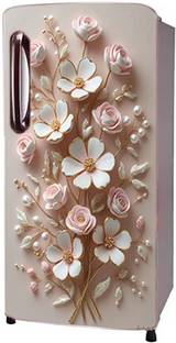 HD PRINT HOUSE 49 inch Fridge Single Door Wallpaper Sticker Wrap For Refrigerator (Size 24x49 inch) Self Adhesive Sticker