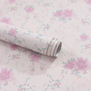 RosaStella 304.8 cm Self Adhesive Removable Peel and Stick Wallpaper 45 x 304.8cm (Multicolor) Self Adhesive Sticker