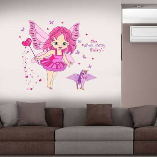 walkart 1 cm our cute little fairy with blessing design Removable Sticker