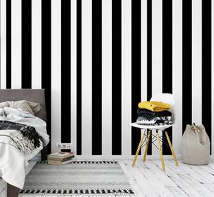 Flipkart SmartBuy 200 cm Black and white Zebra Wallpaper(200CM X45CM) Self Adhesive Sticker