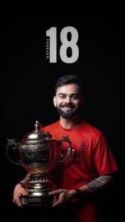 swaroopa 16.5 inch virat kohli sticker Self Adhesive Sticker