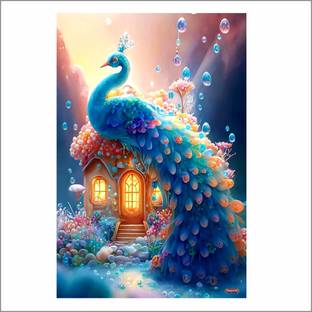 god & god's 46 cm Beautiful Medium Self Adhesive Wall Stickrers For Home Decoration Sparkle-2275 Self Adhesive Sticker