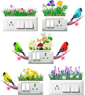 RSB HUB 46 cm Switch Board Sticker & Wall Sticker size 30 cm x 46 cm Self Adhesive Sticker