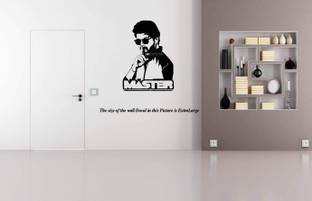 STIKHUB 60 cm MR. VIJAY THALAPATI MASTER MOVIE WALL STICKER Self Adhesive Sticker