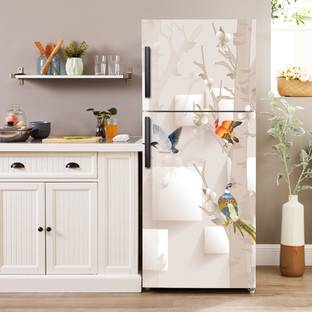 WallDaddy 160 cm Sparrow World Self Adhesive Sticker