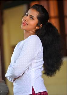 Eltass 30 cm Anupama Parameswaran wall sticker - Actress Anupama Parameswaran wall sticker Self Adhesive Sticker
