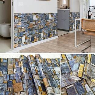 Wolpin 500 cm Self Adhesive WallSticker Wallpaper Self Adhesive Sticker