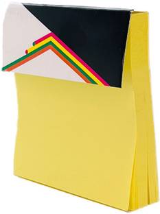 saya 7.5 cm Sticky Notes Pad Assorted colours Pack of 5 (100 Sheets each) 100mm x 75mm Self Adhesive Sticker