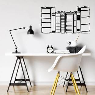 SnappyVinyl 32 cm Books , Wall Sticker PVC Vinyl Self Adhesive Sticker