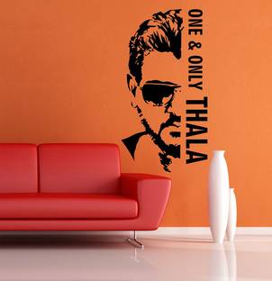 WALLDECORS 76.2 cm ONE & ONLY THALA IMAGE STICKER Self Adhesive Sticker