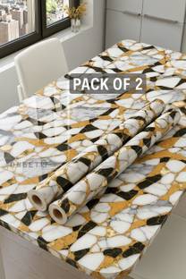 Onbet 200 cm Self Adhesive Glossy Marble Foil Waterproof Sticker For Kitchen And Home Self Adhesive Sticker