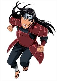 santer 30 cm Hashirama wall sticker - Naruto And Hashirama Senju wall stickers Glow in the Dark Sticker